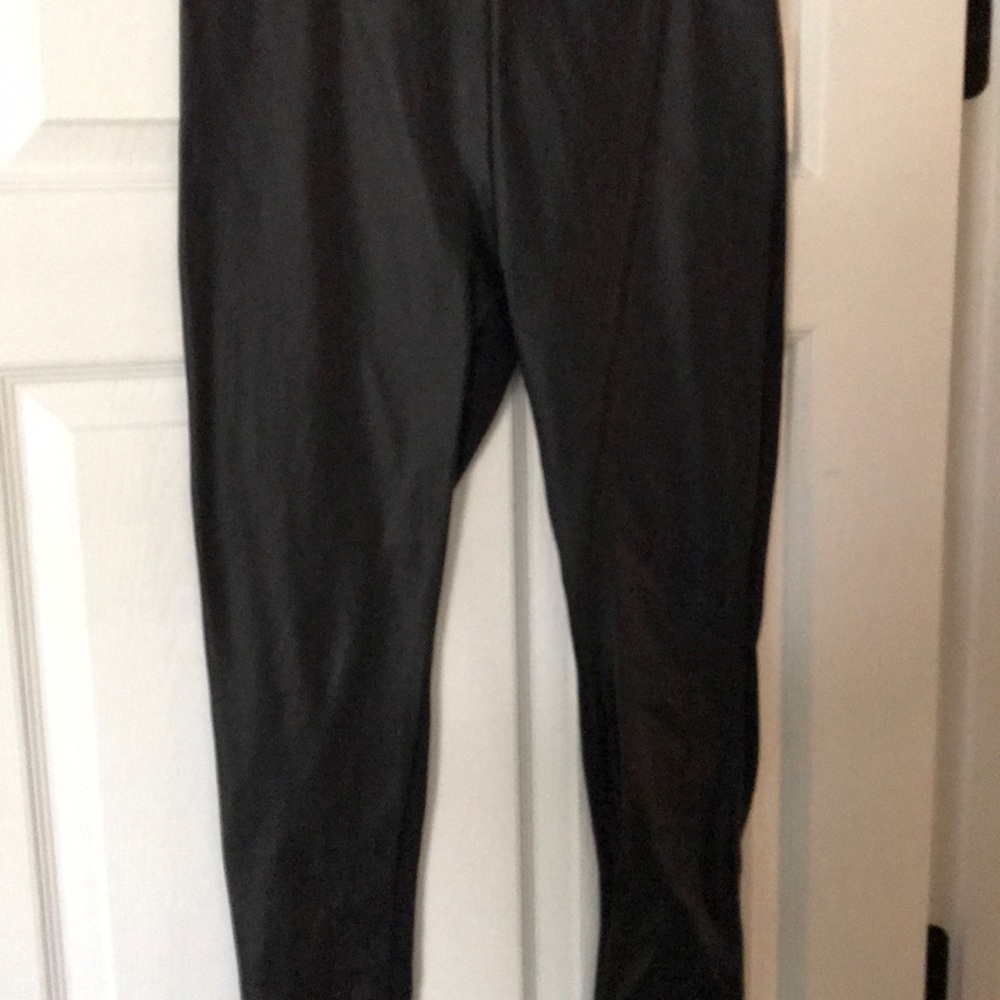 Faux leather leggings